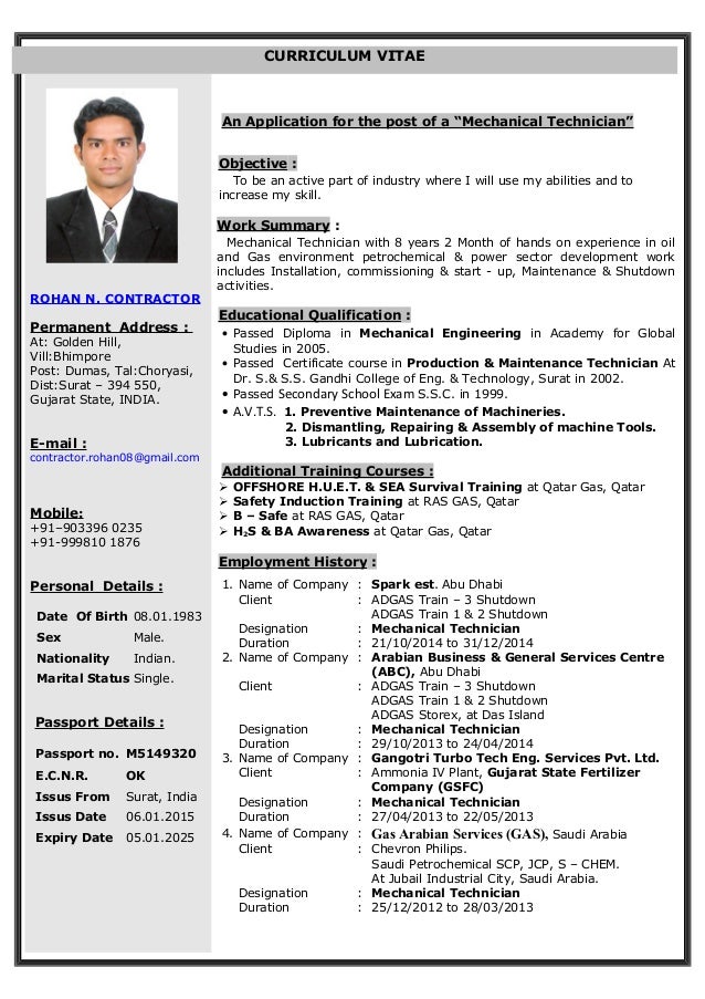 00 mechanical technician mechanical technician