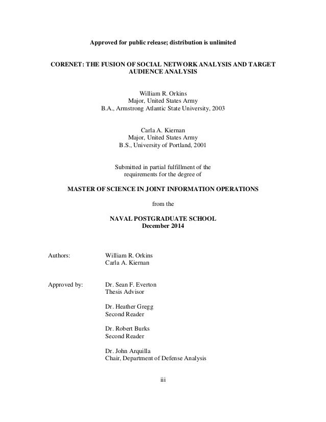 Master thesis social network analysis