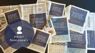 PRINT
News papers
 