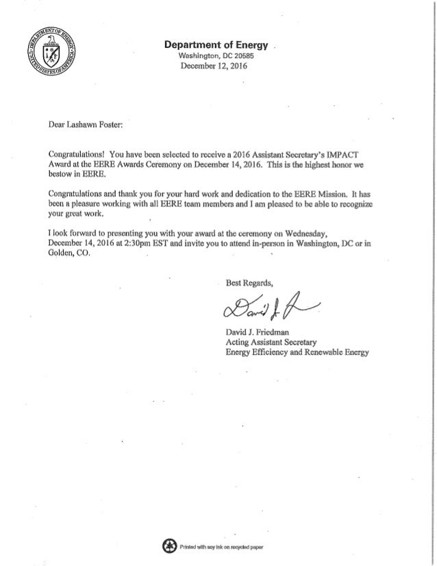 letter of congratulations for