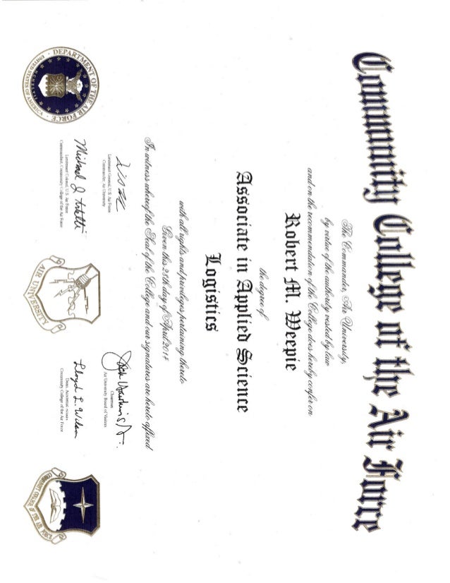ccaf diploma