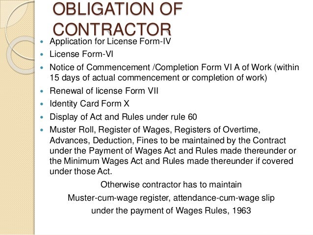 v labour act contract form Labour A Compliances Presentation Laws on v labour act contract form Labour A Compliances Presentation Laws on
