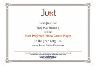 juxt india online_2013-14_ most preferred video games player