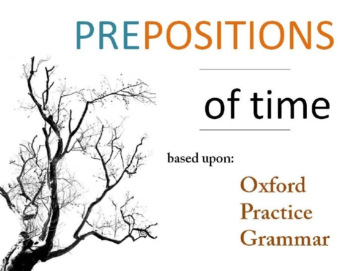 grammar prepositions time