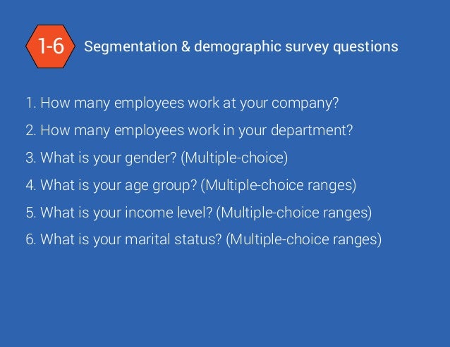 Demographic Survey Questions Cablo Commongroundsapex Co - what to ask your audience 79 powerful website survey question exampl