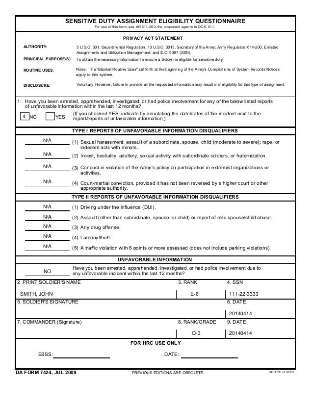 Expired Drivers License Army Counseling Examples