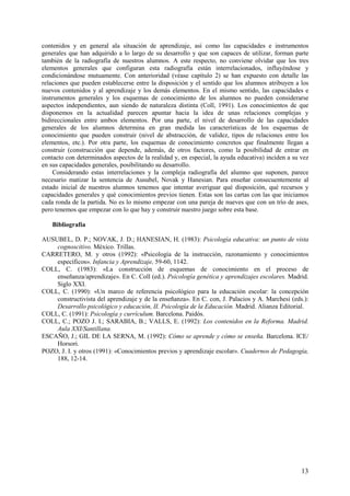 El Constructivismo en el aula | PDF