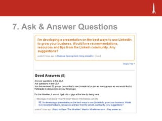 7. Ask & Answer Questions
 