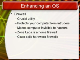 chapter 7A peter norton Operating system basic