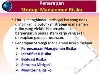 Strategi Manajemen Risiko yang Efektif _Training "Penerapan RISK MANAGEMENT" .