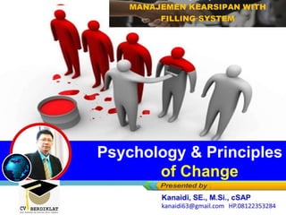 Click to edit Master title style
Click to edit Master title style
Psychology & Principles
of Change
 