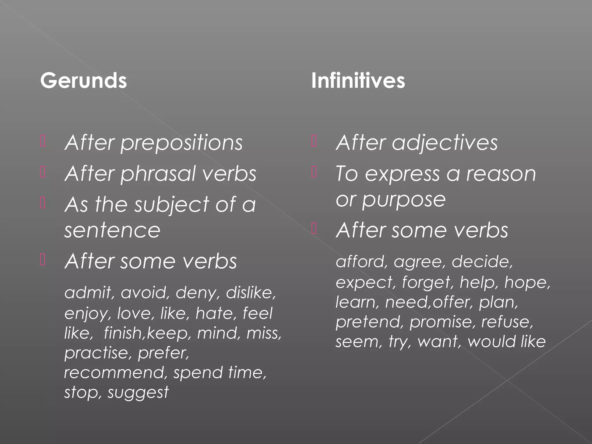 7 a 8b gerunds and infinitives int | PPT