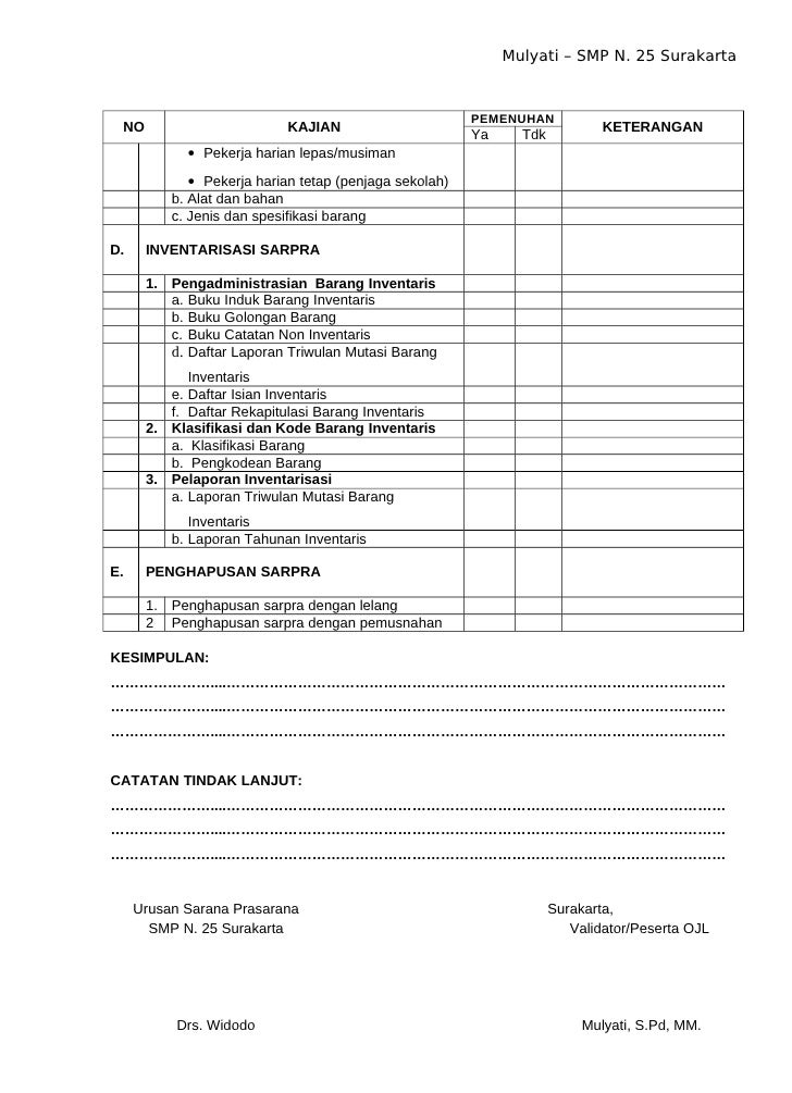 7a atik instrumen kajian sarana dan prasarana