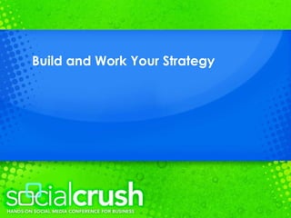 Build and Work Your Strategy Kevin Dean | SocialCrush  @kevinjdean 
