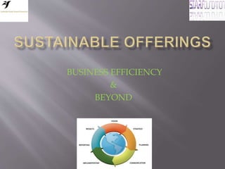 BUSINESS EFFICIENCY
&
BEYOND
 