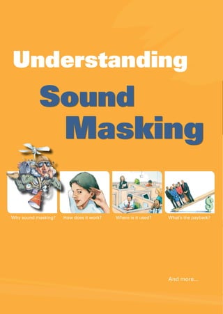 Without sound masking, speech can be easily understood from
up to 50 feet (15 meters) away.With sound masking, that distance
can be reduced to 15 to 20 feet (4.5 to 6 meters) or less.
Sound masking allows easy communication over short
distances while
		 		protecting employees
						from the noises coming from surrounding
							offices and workstations.
Why sound masking?
Research conducted over the last decade
by the Center for the Built Environment
(CBE) and others shows that poor acoustics
is the number one cause of workplace
dissatisfaction and the most significant
factor affecting employee performance.
If you work in a modern office, you can
likely relate. Usually, you’re spending time on
work that requires concentration. Disruptive
noises and conversations make tasks
harder to complete. Errors happen more
often.That adds to stress.And it takes more
effort to focus - which tires you out, affecting
your mood and, ultimately, your productivity.
It’s not something to be taken lightly.
A survey of 400 business managers
conducted by the Building Owners and
Managers Association (BOMA) and the
University of Maryland identifies noise
control as the greatest opportunity for
productivity improvements.And in an
American Institute of Interior Designers’
(ASID) study, more than 70 percent of
respondents said they would be more
productive if their office was quieter.
The CBE also found a strong link between
workplace dissatisfaction and speech
privacy levels. Many employees are
disturbed by people talking on telephones
or in surrounding areas.And they’re
concerned by the fact others can overhear
their private conversations. Maintaining
confidentiality can also be essential to your
organization.
Maybe it’s something you should
think about.
How does it work?
If you’ve ever ran water at your kitchen sink while trying to talk to
someone in the next room, you’ll understand.You can tell your
conversational partner is speaking, but it’s difficult to comprehend
what they’re saying.That’s because the running water has raised the
noise floor in your area.
The noise floor is the level of constant sound present in a space. If it
is too high, you’ll find it irritating.Too low, and you can easily overhear
conversations and noises.
How do you use sound to
				cover up sound?
	
Sound masking creates a noise floor high enough to mask unwanted
noises, and low enough for comfort. It works because the human
ear can’t separate, or distinguish, sounds of similar volume and
frequency.
So, you can reduce distractions and achieve privacy.A more
consistent sound volume across your facility also makes it feel quieter.
Movements from one area to another become less disruptive.
How is the solution 	 		
	 implemented?
A sound masking system uses loudspeakers
to distribute a comfortable, engineered
background sound.This makes it difficult to hear
incidental noises or conversations.
The LogiSon Acoustic Network’s loudspeakers
are usually installed in a grid-like pattern above
the ceiling tiles (shown below).
You can control the Network from a central
control panel (shown below) or a computer. If
you need on-demand audio control in private
offices or meeting rooms, you can install
keypads and remote controls.
If you’d like to page employees (selectively, or
across a wide area), or even provide music,
you can do both through the same set of
loudspeakers.The Network also protects against
eavesdropping and electronic espionage
by employing multiple independent sound
generators.
In short, the LogiSon Acoustic Network is a
complete audio package.
Will I hear it?
You must be able to hear the masking sound for it to
be effective. But it’s designed to be as unnoticeable as
possible. It doesn’t contain distracting patterns, and it’s
tuned so you don’t hear volume changes as you move
through your facility. Employees come to consider it a
natural part of their environment over a short period of time.
The LogiSon Acoustic Network offers the highest masking
uniformity in the industry. It provides zone sizes of 1 to 3
speakers, or 225 to 675 square feet. Such small zone sizes
mean the masking sound can be specifically designed for
your space.
There are two additional elements for enhancing comfort:
The Ramp-Up Feature is ideal for installing the Network in
an already-occupied facility. It automatically increases the
sound masking volume over the course of 15 days, allowing
workplace occupants to acclimatize to the new conditions.
The Timer Feature schedules the masking volume to match
expected activity levels throughout the day. It ensures the
masking is loud enough to be effective during busy times,
and low enough to be comfortable at quieter times.
Common misconceptions
Can’t music provide masking?
Music alone does not provide the
frequency spectrum required to
consistently mask conversations and
noises. Music preferences are a matter
of personal taste, and because music
contains variations and patterns, it
becomes inherently distracting.
What about my airflow system?
Your airflow system turns on and
off throughout the day in order
to regulate building temperature.
It can’t be relied on to provide
constant coverage.And, when it is
on, the sound it produces is not at
an appropriate volume level or in the
correct frequency spectrum to mask
speech.
Isn’t a sound masking system
the same thing as white noise?
The term white noise describes a
specific type of sound used in early
masking systems during the 1970s.
These systems were inflexible and
the hissing quality of their sound
prevented widespread acceptance,
but the term became widely adopted.
The LogiSon Acoustic Network makes
an engineered sound comparable to
that of soft airflow. If you’d like to hear
the system in action, contact your
LogiSon Representative for a demo or
site tour.
Does masking cancel noise?
No. Noise-cancellation technology
uses microphones to detect noise,
which in turn signal a computer
(connected with a loudspeaker)
to produce an equal and opposite
sound wave.This sound wave is
projected in the same direction as the
noise, which eliminates it.
Noise cancellation is effective for
continuous, low-frequency sounds
such as engines and traffic. Its
applications are limited because
the noise source and the listener
must always be in the same position
for the effects to be experienced.
Cancellation is not useful in the office
because it can’t address the variable
and high-frequency nature of speech,
or the movement of employees.
Noise-cancelling headphones – a
popular item these days – are used
to eliminate background sound.That
makes surrounding conversations
easier to hear.
How effective is it?
As noise travels, its volume decreases to a level that is covered up by the masking sound, so it follows that this
technology requires some distance to work.
In open-plan spaces, for example, you can expect the radius of speech intelligibility to be reduced to approximately
two workstations. However, the exact distance depends on the masking system’s volume and your building’s
construction, as well as other noise control methods and materials used in the space.
You’ll notice a distinct impact from private office to private office.
Disruptive noises and conversations make tasks harder to
complete. Errors happen more often.That adds to stress.
More than 40 million North Americans work in open plan offices featuring
partial height panels. Granted, these cubicles make better use of space
and improve communication flow, but they’re an acoustical challenge.
Traditional walls have given way to modular furniture systems, more
employees use the same space, and everyone is seated closer together.
At the same time, absorptive treatments, quieter air handling and office
equipment, and new construction methods have lowered the background
sound level.
That may seem like a good thing – and to some extent, it is – but without
background sound, it’s easier to hear the distracting activities happening
around your desk.
Think of a library. Due to the lack of background sound, even normal voice
levels seem louder than they really are.You can understand a conversation
taking place up to 50 feet away!
Are closed offices the solution? It seems you get privacy, but in fact, sound
often leaks from one office to the next through the ceiling or air transfer
components.Then a closed door means nothing.
A sound masking system helps to address these problems by distributing a
comfortable, engineered background sound throughout your workplace.
The benefits?
Speech privacy
			and acoustic comfort.
Are acoustics 		
	 really that important?
The LogiSon Acoustic Network’s loudspeakers are
usually installed in a grid-like pattern above the
ceiling tiles. Its contemporary design also makes
the Network the best choice for open ceilings.
The masking sound should be 		
	 specifically designed
		for your space.
Will I be able to hear my neighbor?
The background sound level in offices is often so low that
voices carry over a distance of 30 to 50 feet (9 to 15 meters) or
more.A masking system dramatically reduces that distance.
The exact distance is affected by office layout and any other
resident acoustic treatments, but 15 to 20 feet (4.5 to 6 meters),
or approximately 2 workstations, is a good expectation. It can
be less.
Over shorter distances, masking may not prevent you
hearing that someone is speaking, but it will prevent you from
understanding what is being said.This is a key benefit, because
understandable speech is the least private and causes the
most distraction.
Will software show me what I can achieve?
Software that predicts general acoustic performance can help
you determine which design choices may have the largest
impact on noise and speech privacy in your facility. But these
programs don’t take enough factors into account to accurately
predict the impact these choices will have across your entire
space.They give you an overall rating.
For this reason, software can be used to guide a conversation
about acoustic design. But it shouldn’t be used to replace
sophisticated 3D-modeling packages - or better yet, the advice
of an acoustical consultant.
Will software help me with product selection?
All predictive programs show sound masking is an effective
acoustic treatment, but they can’t model the differences
between products. So they aren’t recommended for use in
determining which system you buy.
When making your decision, compare features such as
how the system is controlled, the size and types of zones it
offers, how the masking sound is generated, the frequency
and volume adjustment capabilities, timer functions, and
installation versatility. In open-ceiling applications, even the
system’s appearance can be important.
Can the results be measured?
Yes. The acoustic performance of your space before and after
the introduction of sound masking can be measured using a
sound analyzer.These measurements include volume, contour,
spatial and temporal consistency, dynamic range, and speech
privacy levels. All measurements and analysis should be
provided by a qualified acoustical engineer.
Understanding
Sound
Why sound masking? How does it work? Where is it used? What’s the payback?
And more...
Masking
 
