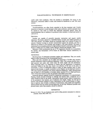 Andrews 1977 Parasitological techniques