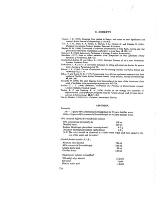 Andrews 1977 Parasitological techniques