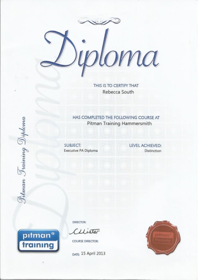 Pitman Executive PA Diploma (1)