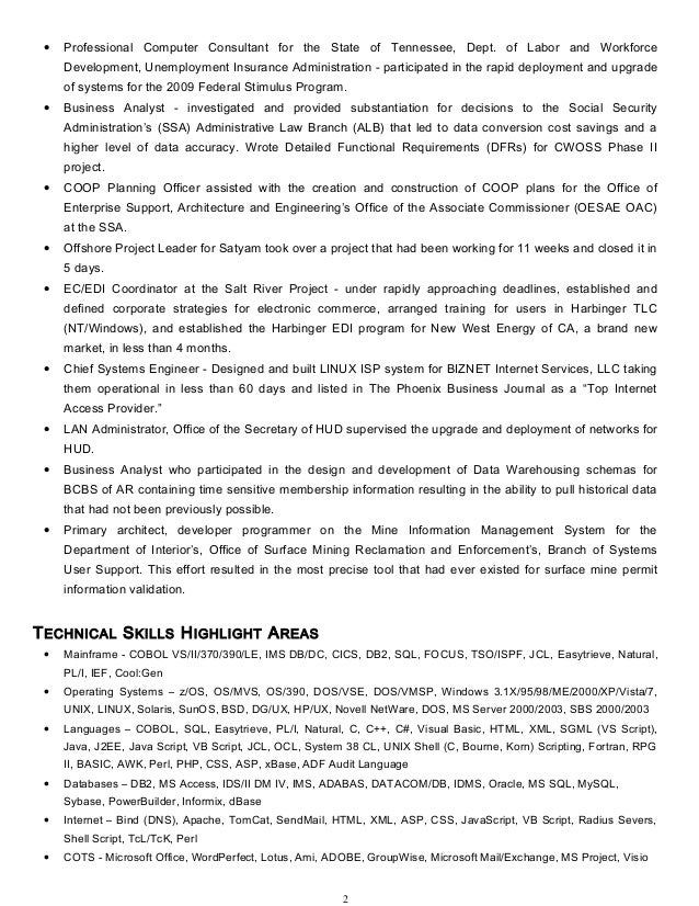 simple sample of resume