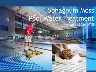 Sphagnum Moss
Pool Water Treatment
Granted $64,718
 