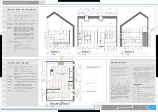 . .600
942
1190
1206 710 710 710 710
1414262
981 1190
1206
SB
RH
ST
1
W14
3
W14
4
W14
REF
OV
PTY
1206
3024
571
3418
2646772
53417451203902422466
12701162
3251 669914
610330321725
9097
2197 132
485
4
9
8
130x14MM SPOTTED GUM OVERLAY
FLOORBOARDS
DW
SHELVING
WINERACKS
772 447 1143 1295 92 1203 1745 515
295 525 399 2441 90 1343 525 278 525 812
320
1174 806 1894 806 2545
1190 1070
OV
REF
ST
RH
SK
14491526
9 8
4
1417762442
914914914
914
1190 1190 1190
253 1190 1190 589
SBSK
PB
STACKABLE
MAGNUM
WINERACKS
Scale Checked by
Drawn by
Date Project number
As indicated
Internal Elevations
P1.0
FINCH STREET NEW DWELLING
MR A AND MRS M METCALF Issue Date
Author
HALEN MOKA
24 FINCH STREET, BEECHWORTH VIC W14
1 : 50
Section 6
1
1 : 50
Internal Plan Kitchen
2
1 : 50
Section 7
3 1 : 50
Section 8
4
KITCHEN INTERNAL ELEVATIONS
KITCHEN INTERNAL PLAN
SKYLIGHTS: SKYDOME VELUX/VSE LOW E DOUBLE GLAZED
BLACK ALUMINIUM FRAME INSTALLED, SEALED AND
WATERPROOFED TO MANUFACTURERES SPECS.
SPLASHBACK: DARK SLATE GLASS SPLASHBACK
RANGEHOOD 24" ISLAND RANGEHOOD STAINLESS STEEL ROUND CHIMNEY KA-123-
CS.
KITCHEN WALL X8 KABOODLE 1200MM 2 DOOR WHITE WALL HUNG CABINET.
HUNG CABINETS: W/SILVER ANODISED ALUMINIUM 'G' STYLE GRIP HANDLES.
KITCHEN BASE X3 KABOODLE 710MM 4 DRAWER WHITE BASE CABINET
CABINETS: X3 KABOODLE 710MM 3 DRAWER WHITE BASE CABINET
W/SILVER ANODISED ALUMINIUM 'G' STYLE GRIP HANDLES.
19MM MOISTURE RESISTANT NATURAL WHITE MELAMINE
PARTICLE BOARD WITH HIGH GLOSS FINISH.
ENSURE CABINETRY IS FIXED AND LEVELED TO PREVENT
DOORS FROM SWINGING OPEN UNINTENTIONALLY AND TO
CREATE AN EVEN FIX WITH THE COUNTERTOP.
ALL WALL HUNG CABINETS MUST BE FIXED USING THE
PROVIDED WALL ANCHORS AND SCREWS TO THE WALL
STUDS.
REFRIDGERATOR: JENN-AIR 25.02 CU. FT. SIDE-BY-SIDE REFRIDGERATOR
STAINLESS STEEL.
OVEN: KITCHENAID 30" SINGLE ELECTRIC WALL OVEN
STAINLESS STEEL.
MUST BE INSTALLED BY CERTIFIED ELECTRICIAN.
PANTRY 1300MM BEDFORD 2 DOOR WHITE FREESTANDING PANTRY
MUST BE INSTALLED TO MANUFACTURERES SPECIFICATIONS
FLOORBOARDS: 130X14MM NSW SPOTTED GUM CLASS 1 DURABILITY
FLOORBOARDS.
DURBAILITY: CLASS 1
GRADE: STANDARD AND BETTER
COLOUR: WARM
LENGTHS: RANDOM LENGTHS OF 0.4M-2.4M.
NOTES: FLOORBOARDS TO BE GLUED OVER 19MM PARTICAL BOARD
SUBFLOOR
CEASAR STONE:. KITCHEN COUNTERTOP TO BE OSPREY CEASERSTONE W/PENCIL
ROUNDED EDGES.
KITCHEN TAP: X2 GESSI OXYGENE PULL OUT SPRAY KITCHEN MIXER BLACK SPOUT
KITCHEN SINK: X2 SCHOCK STONE DOUBLE BOWL UNDERMOUNT KITCHEN SINK
BLACK.
COOKTOP: KITCHENAID 40" GAS COOKTOP- STAINLESS STEEL
MUST BE INSTALLED BY CERTIFIED ELECTRICIAN..
SHELVING: CHICAGO 8 BOX 1200MM TIMBER SHELVING BY BLUE DOT.
INSTALLED TO MANUFACTURERES SPECIFICATIONS.
DISHWASHER: TO BE SELECTED BY CLIENT
INSTALLED BY CERTIFIED PLUMBER
OVEN AND COOKTOP TO BE CONNECTED AND
INSTALLED BY A REGISTERED ELECTRICIAN TO
MANUFACTURERES SPECIFICATIONS.
DISHWASHER, BASINS AND TAPWARE TO BE
INSTALLED BY REGISTERED PLUMBER.
WINERACKS ARE FREE STANDING AND STACKABLE
AND ARE NOT TO BE FIXED TO EACHOTHER, THE
FLOOR OR THE WALL.
SHELVING TO BE SINTALLED TO MANUFACTURERES
SPECIFICATIONS.
ALL WALLS TO BE PAINTED WITH DULUX NATURAL
WHITE PAINT.
DURING INSTALLATION OF SPLASHBACK THE SURFACE
AREA MUST BE CLEAN AND ALL WALL FIXINGS MUST
BE FLUSH OR RECESSED INTO THE WALL., A 6MM
GAP MUST BE LEFT WHERE PANELS MEET AT ANY
CORNERS AND AT EACH END. A 3MM GAP MUST ALSO
BE LEFT WHERE PANELS MEET AND WHERE THE
PANEL ABUTTS OVERHEAD CUPBOARDS OR WINDOW
OPENINGS. ENSURE THE WALL IS PAINTED THE SAME
COLOUR AS THE PANEL WHERE SHEETS MEET. PANEL
MUST BE FIXED WITH DOUBLE SIDED TAPE AND A
6MM BEAD OF ADHESIVE APPLIED IN A WAVE
FORMATION ON THE UNDERSIDE OF THE PANEL.
EDGES WHERE COUNTERTOP MEETS SPLASHBACK
AND AROUND KITCHEN BASIN TO BE SEALED AND
WATERPROOFED.
90MM PARTITION WALL PAINTED
NATURAL WHITE
CEASERSTONE COUNTERTOP
6MM OSPREY CEASERSTONE COUNTERTOP
WITH ROUNDED PENCIL EDGES
CEASERSTONE COUNTERTOP MUST BE FIXED TO A LEVEL
SURFACE AND GLUED TO THE KITCHEN BASE CABINETS
AND PROTECTED DURING THROUGHOUT THE
CONSTRUCTION..
SERVICES MUST BE IN PLACE BEFORE INSTALLATION.
ENSURE FRAMING IS PLUMB, LEVEL &SQUARE AND THAT
THE AREA IS WEATHER PROOF. ENSURE THAT STUD
SPACING TAKES INTO ACCOUNT THE WIDTH OF
PLASTERBOARD SHEETS AND ALLOWS FIXING POINTS AT
ITS EDGES. STANDARD CORE 13MM PLASTERBOARD TO BE
FIXED ALONG WALLS STUDS AND 15MM FROM SHEET
EDGES AND ENDS WITH 30MM 'W' TYPE PLASTERBOARD
SCREWS.
ALL PLASTERBOARD AND ITS RESPECTIVE INSALLATION
MUST COMPLY WITH AS2589-GYPSUM LININGS.
OV KITCHENAID 30" SINGLE ELECTRIC WALL OVEN
PTY PANTRY
SB SPLASHBACK
DW DISHWASER TO BE SELECTED BY CLIENT
RH 24" ISLAND ROUND CHIMNEY RANGEHOOD KA-123-CS.
ST KITCHENAID 40" GAS COOKTOP
REF JENN-AIR 25.02 SIDE-BY-SIDE REFRIDGERATOR
SK SCHOCK STONE DOUBLE BOWL KITCHEN SINK
LEGEND
GENERAL NOTES
PRODUCED BY AN AUTODESK STUDENT PRODUCT
PRODUCEDBYANAUTODESKSTUDENTPRODUCT
PRODUCEDBYANAUTODESKSTUDENTPRODUCT
PRODUCEDBYANAUTODESKSTUDENTPRODUCT
 