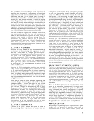 Communication in Swarm Robotics | PDF