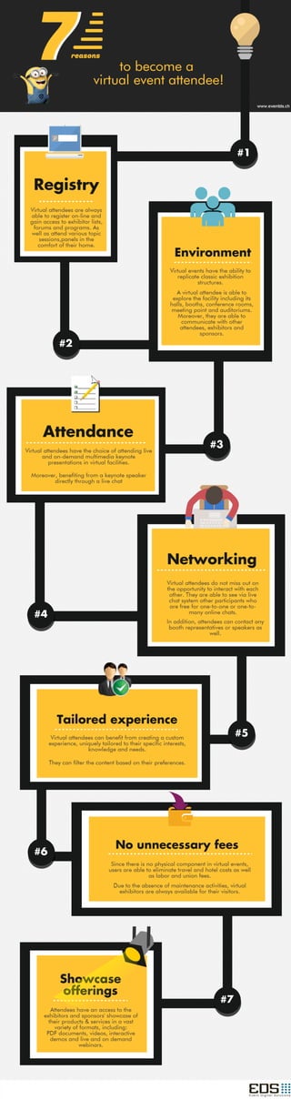 7 Reasons to become a virtual event attendee!