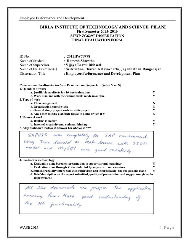 Dissertation finale