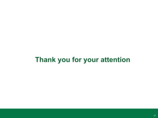Thank you for your attention
17
 