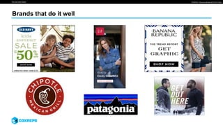 We are smart media
Brands that do it well
SOURCE: Simmons Winter 2016 (Full Year)
 