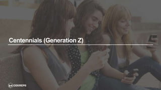 Centennials (Generation Z)
 