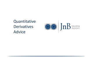 Quantitative
Derivatives
Advice
 