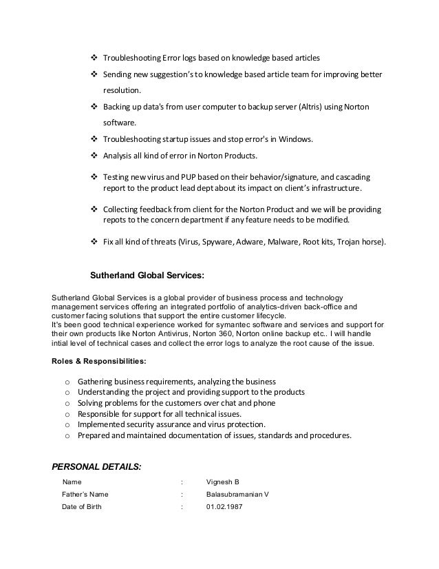 knowledge based resumes