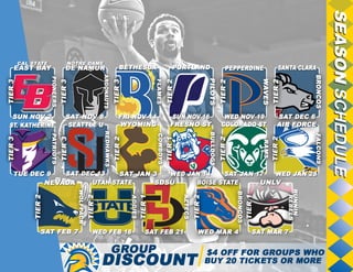 SEASON SCHEDULE 
 