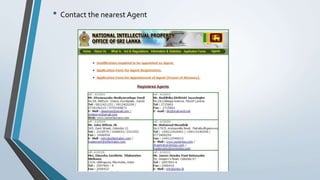 • Contact the nearest Agent
 