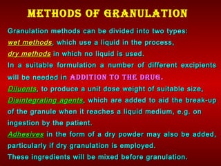 Granulation | PPT