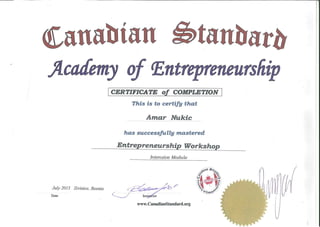 Enterpreneurship Workshop