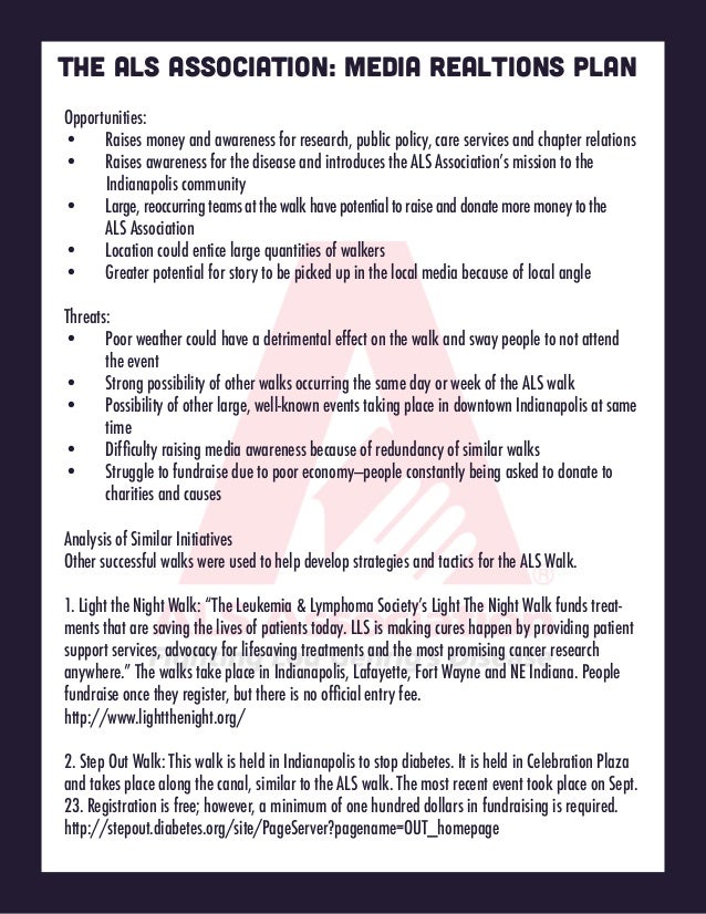 ALS Media Relations Plan
