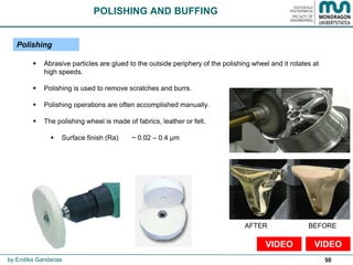50
POLISHING AND
BUFFING
by Endika Gandarias
POLISHING AND BUFFING
 