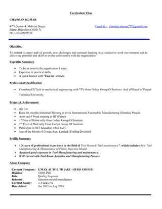 CHANDAN CV. - | DOC