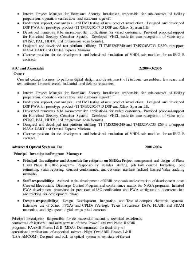 field service engineer resume samples
