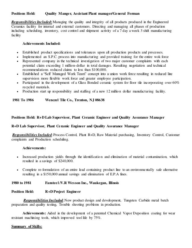 optical engineer resumes