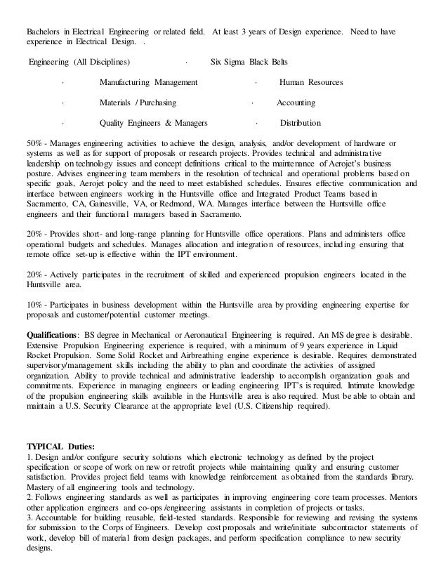 electrical design engineer resumes