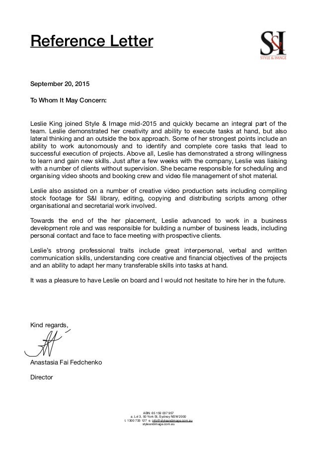 s i letter of recommendation letter of recommendation for secretarial position