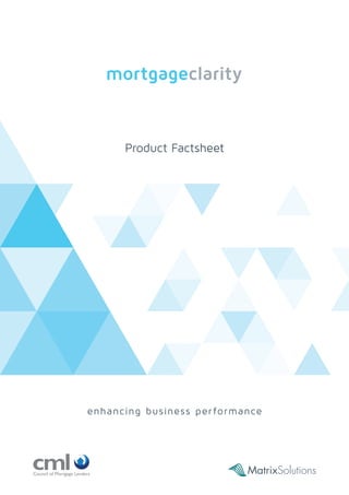 Product Factsheet
enhancing business performance
 