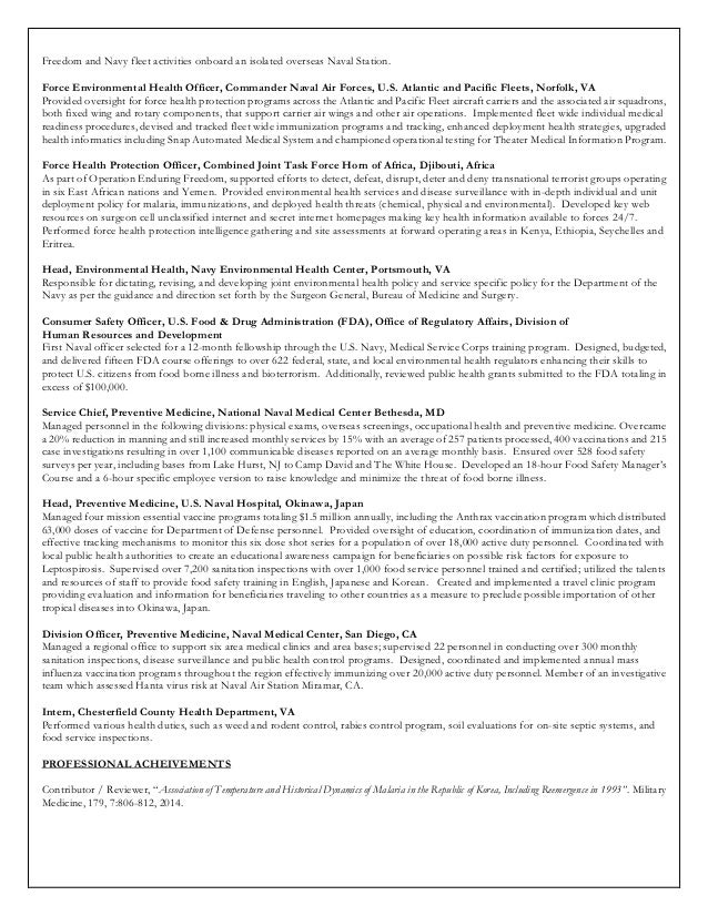 Resume sample picture