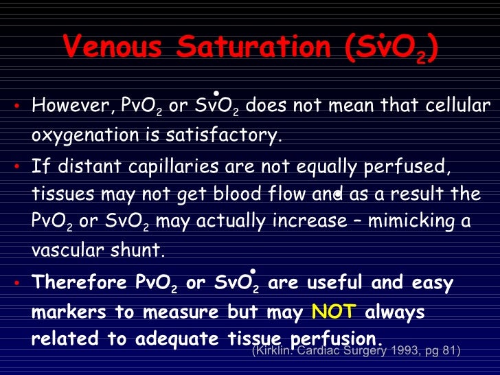 7 Adequacy Of Perfusion During Cardiopulmonary Bypass