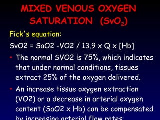 Sao2 And Svo2 7 Adequacy Of Perfusion During Cardiopulmonary Bypass | PPT