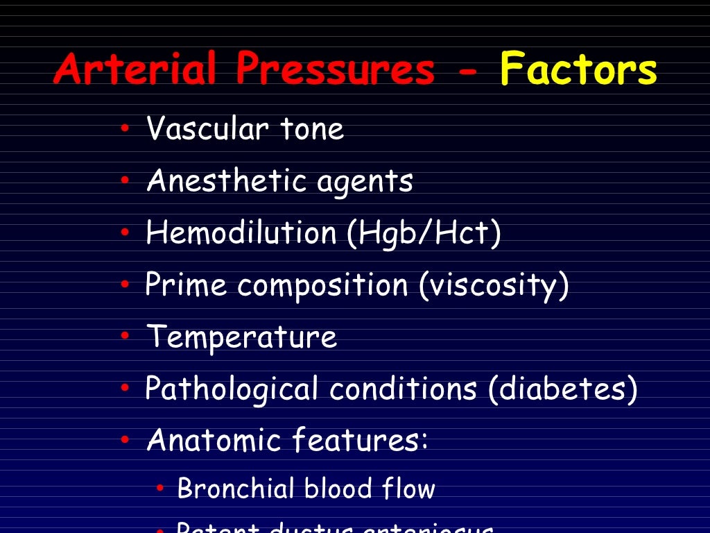 7 Adequacy Of Perfusion During Cardiopulmonary Bypass